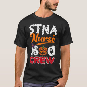 STNA Nurse Boo Crew STNA Nurse Halloween Costumes T-Shirt
