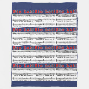 Sto Lat! Song Fleece Blanket