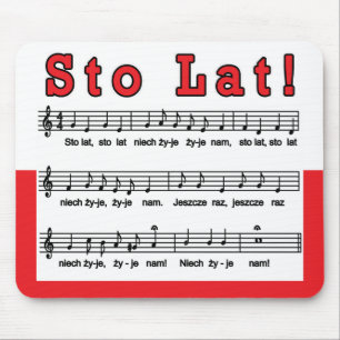Sto Lat! Song Mouse Pad