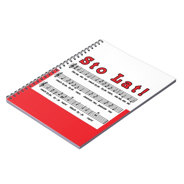 Sto Lat! Song Notebook (Left Side)