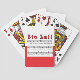 Sto Lat! Song Playing Cards