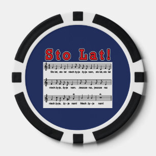 Sto Lat! Song Poker Chips