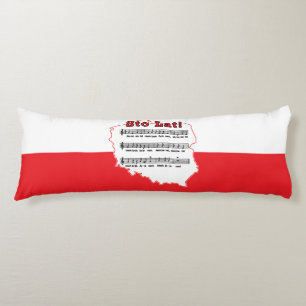 Sto Lat! Song Polish Map Body Cushion