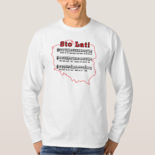 Sto Lat! Song Polish Map T-Shirt