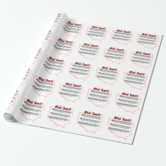 Sto Lat! Song Polish Map Wrapping Paper