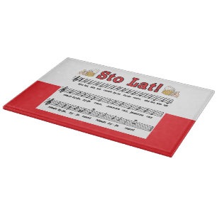 Sto Lat! Song With Beer Mugs Cutting Board