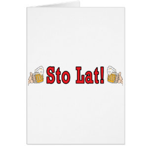 Sto Lat! With Beer Mugs