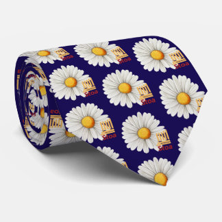 Stoa Daisy Navy Necktie