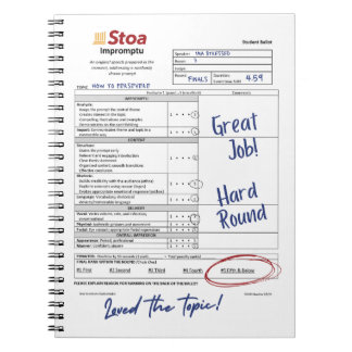 Stoa Speech Ballot 5th and Below Notebook