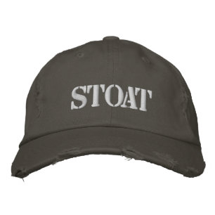 STOAT EMBROIDERED HAT