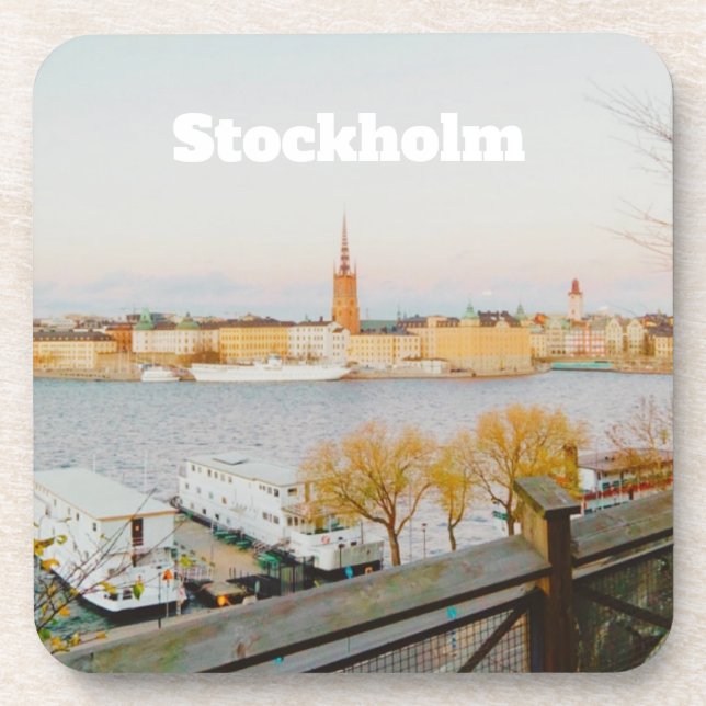Stocholm, Sweden souvenir Coaster (Front)