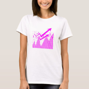 Stock Broker Hobby Trader Chart Analyst T-Shirt