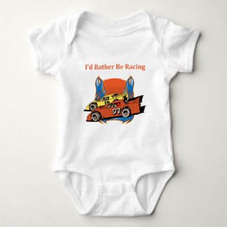 Stock Car Racing Baby Bodysuit