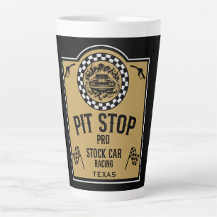 Stock Car Racing Gift Latte Mug
