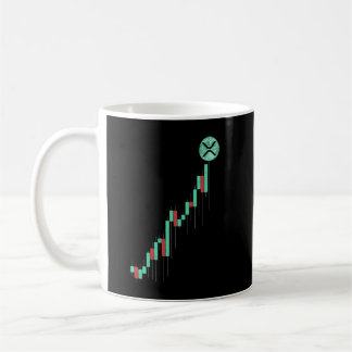 Stock Chart To The Moon Ripple XRP Crypto Coin Coffee Mug