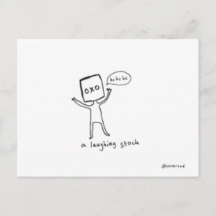 stock cube postcard