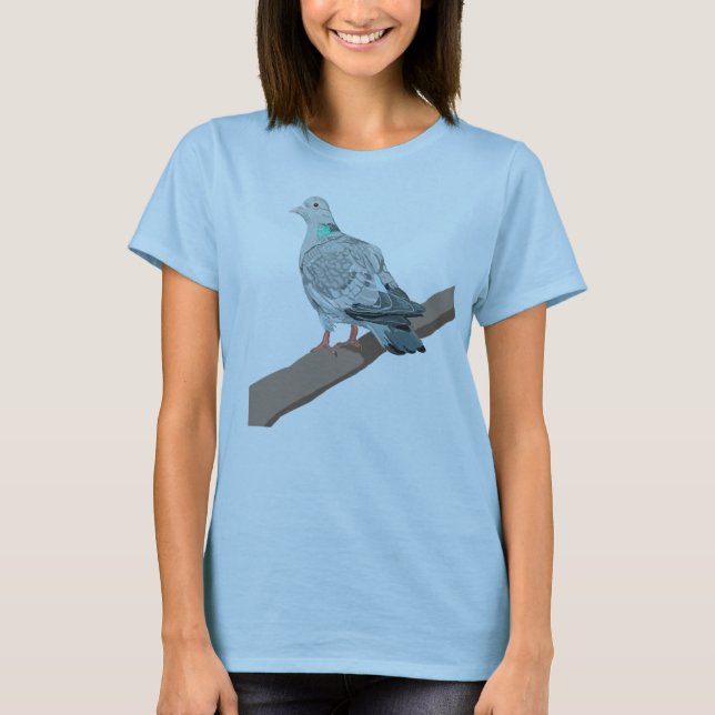 Stock Dove (Columba oenas) T-Shirt (Front)