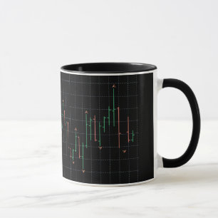 Stock exchange chart  mug