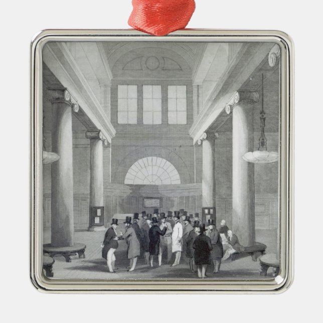 Stock Exchange Metal Ornament (Front)