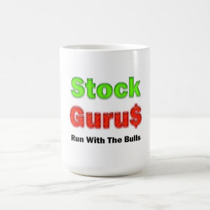 Stock Guru Red Customisable Coffee Mug
