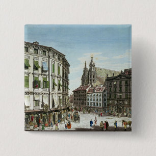 Stock-im-Eisen-Platz, with St. Stephan's 15 Cm Square Badge