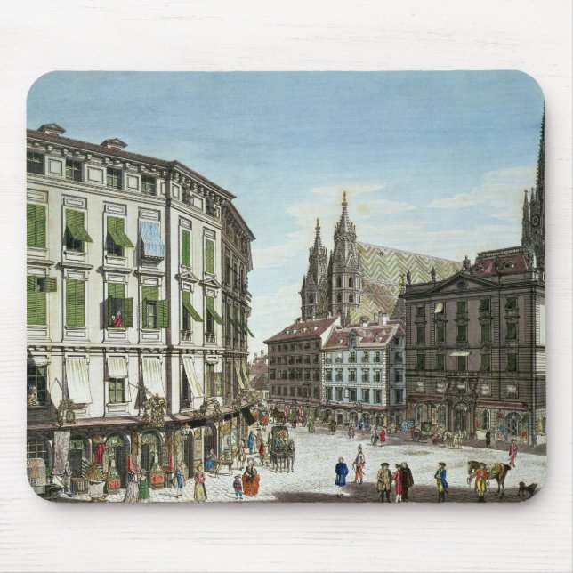 Stock-im-Eisen-Platz, with St. Stephan's Mouse Pad (Front)