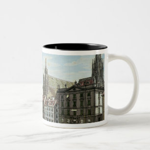 Stock-im-Eisen-Platz, with St. Stephan's Two-Tone Coffee Mug