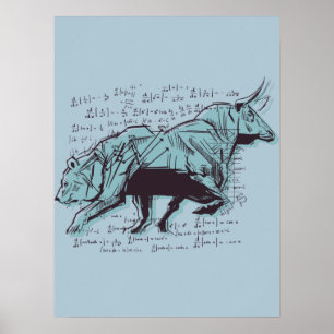 Stock Market Analysis Finance Poster