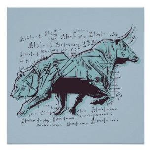 Stock Market Analysis Finance Poster