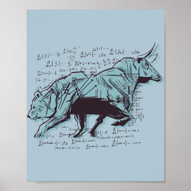 Stock Market Analysis Finance Poster (Front)