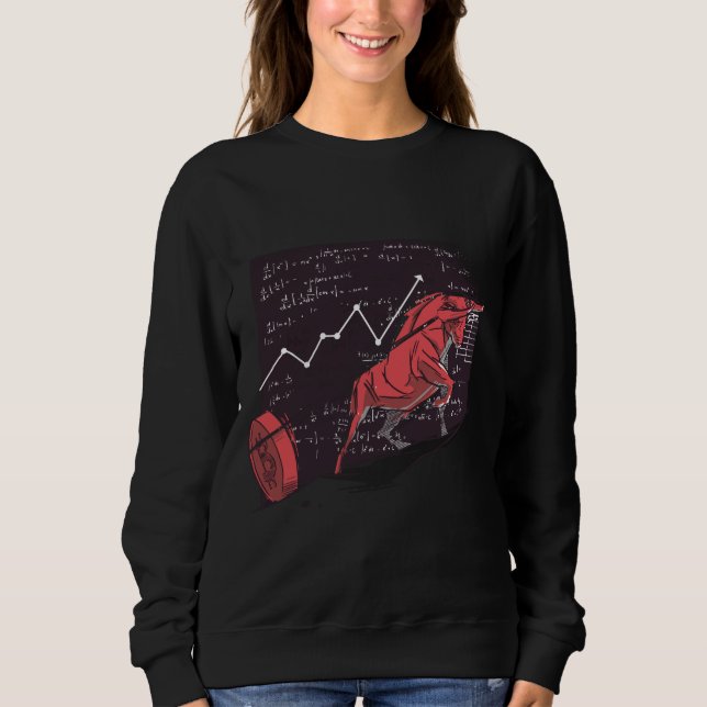 Stock Market BitcoinTrend Sweatshirt (Front)