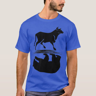Stock Market Bull Bear Investing Trading Money T-Shirt