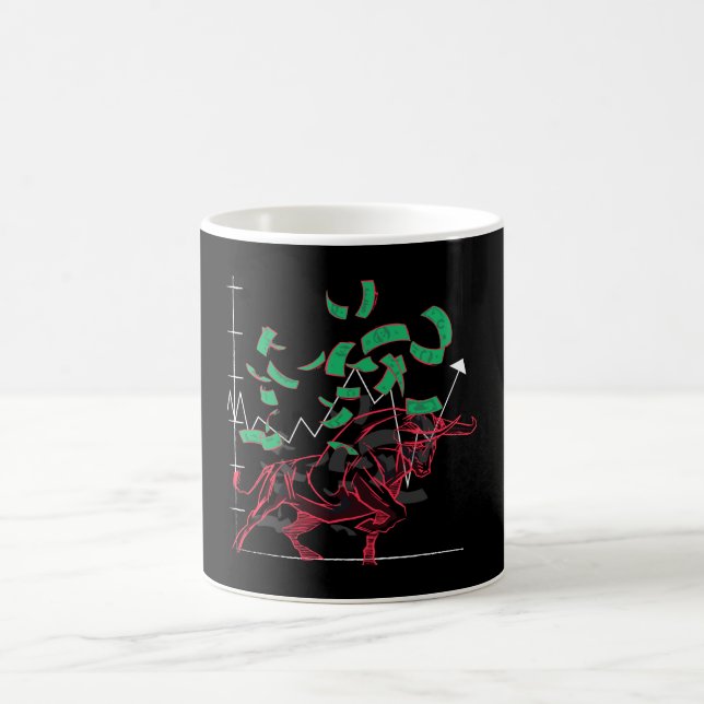 Stock Market Bullish Trend Coffee Mug (Center)
