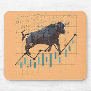 Stock Market Bullish Trend Mouse Pad
