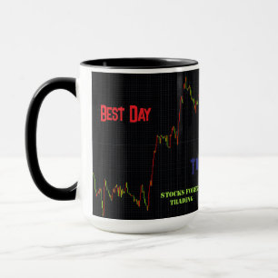 Stock Market Candlestick Chart Best Day Trader Mug