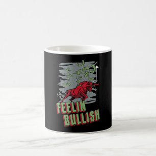 Stock Market Feelin Bullish Trading Bull Trader Coffee Mug