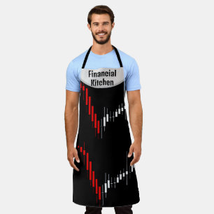 Stock Market Financial Kitchen Personalised Apron