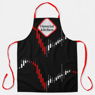 Stock Market Financial Kitchen Personalised Apron