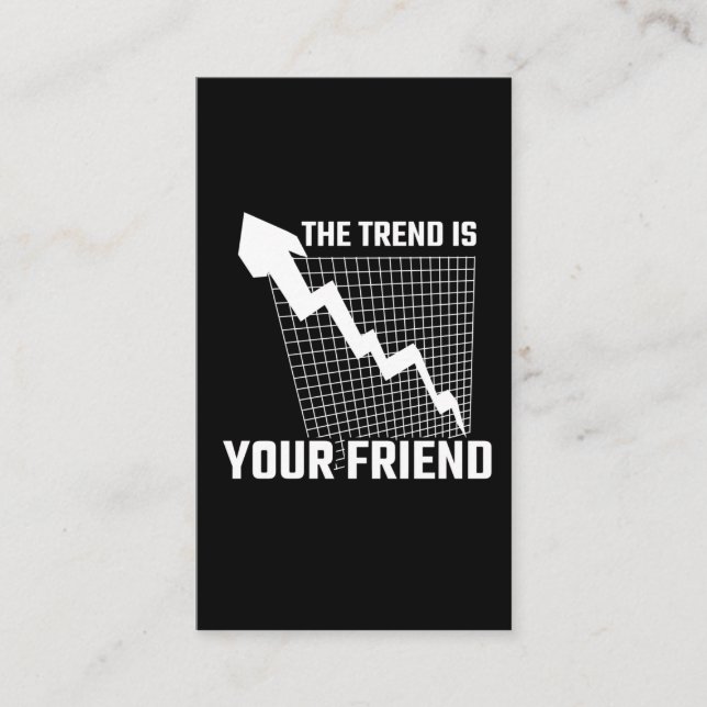 Stock Market Trader Exchange Money Investor Business Card (Front)