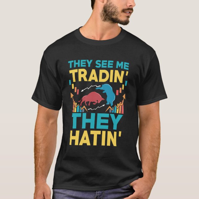 Stock Market Trader Forex T-Shirt (Front)
