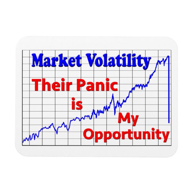 Stock Market Trading Panic Opportunity Magnet (Horizontal)