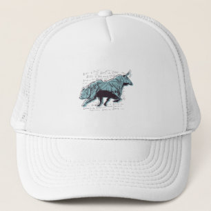 Stock market trucker hat