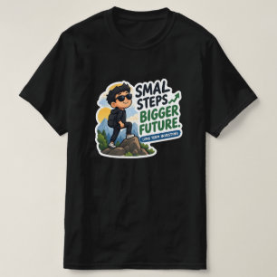 Stock Market Value gift Patience Builds black T-Shirt
