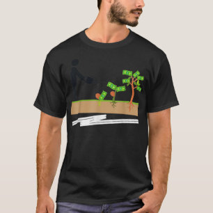 Stock Markets Trading Planting Money Graphic Tee