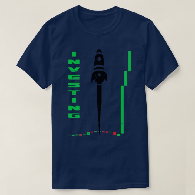 Stock Rocket Investing T-Shirt (Design Front)