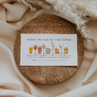 Stock The Bar Couples Shower Bottle Raffle Ticket