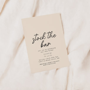 Stock The Bar Housewarming Invitation