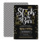 Stock the bar invitation engagement party gold