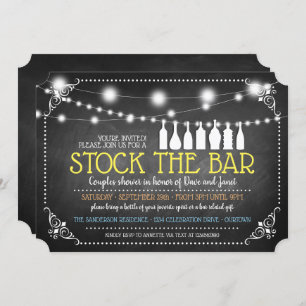 Stock the Bar Party Invitation
