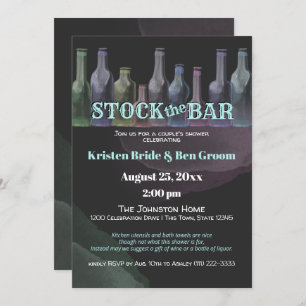 Stock the Bar Shower Invitation